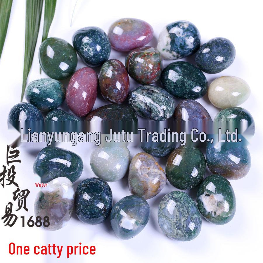 Natural Agate & Jasper Tumbled Stone Set for Kids
