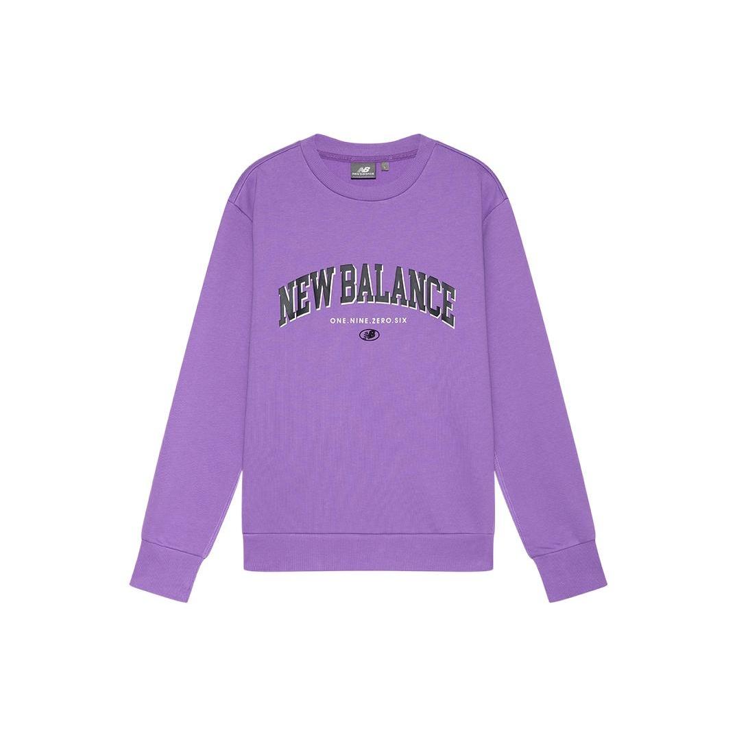 New Balance Sweatshirt Asia Sizing Purple Unisex 5CC17083-PUR L