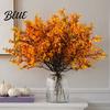 Fall Centerpiece Flowers for Tables Artificial Indoor Outdoor Decor Weatherproof Autumn Floral Decorative Season Arrangements with Flexible