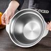 Stainless Steel Drain Basket Fruit Vegetable Washing Basin Rice Sieve Filter Kitchen Salad Egg Mixing Bowls Drainer Container