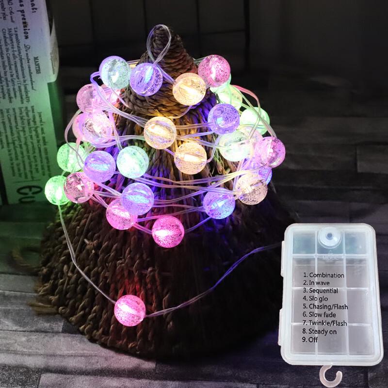 Waterproof Bubble Ball LED String Lights