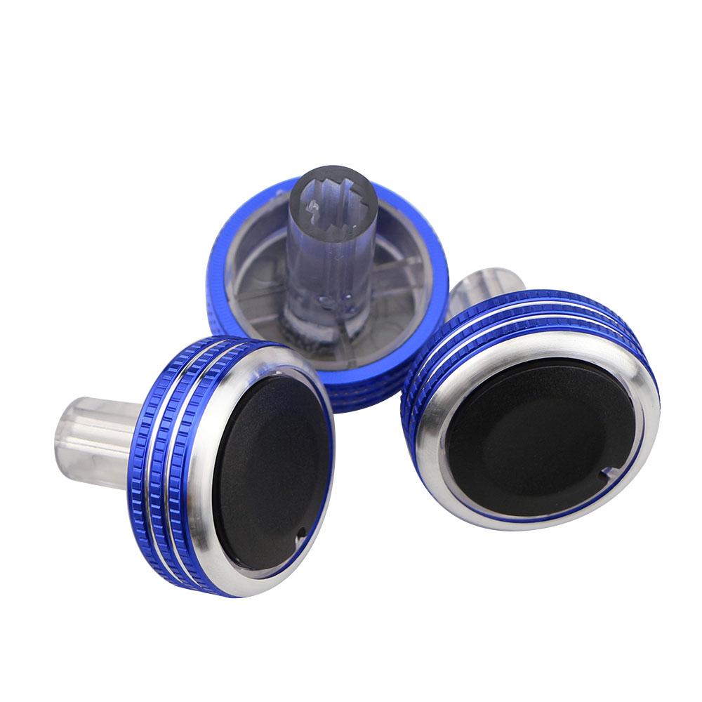 For Honda City 2003-2007 Jazz Fit 2003-2007 Crider AC Knobs 3Pcs Air Conditioning Knob Heat Control Switch Button Accessories