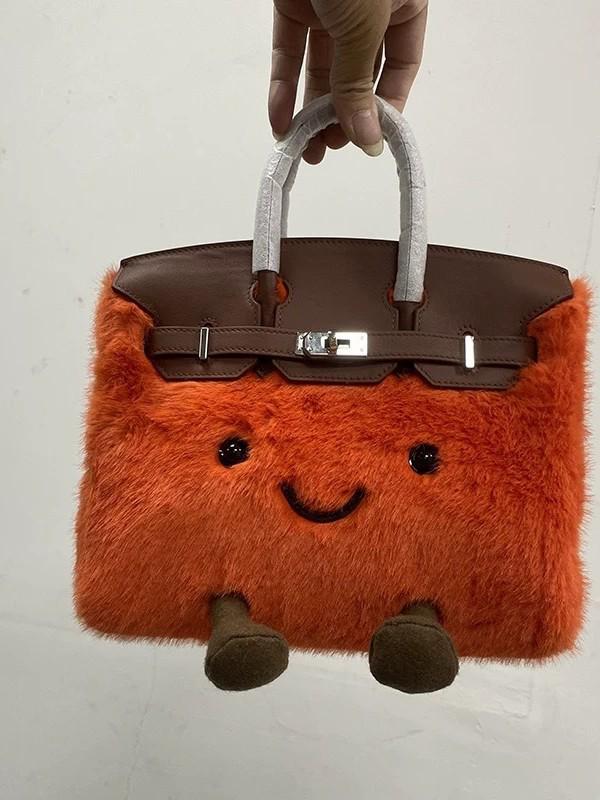 Jellycat Roztomilá nadýchaná platinová panenka Crossbody Elf Kabelka
