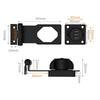 Cabinet Combination Locks Keyless-Drawer Lock Zinc-Alloy Lock for Cabinet Drawer Office File Storage Furniture Privacy