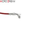60/70/75cm Braided Brake Pipe Line Cable Oil Hose Tube For Harley Softail Slim Street Bob Low Rider S ST Deluxe 18-23 FLHC FLFB