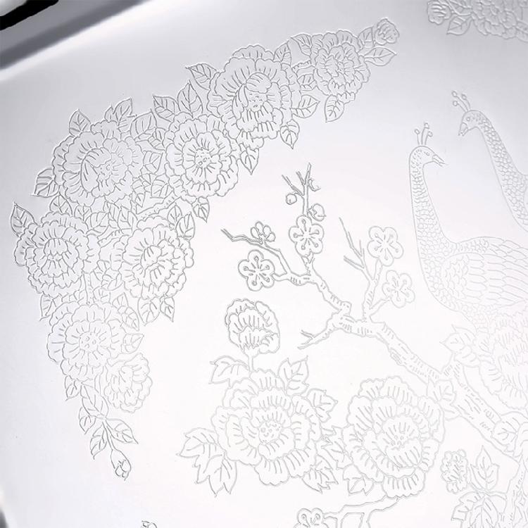 Metal Rectangle Fruit Sugar Trays KTV Hotel Plate Basket Wedding Party Tray Dish