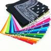 1/4/6pcs Paisley Bandana Printed Square Scarves Wristband Hair Band Neck Scarf Headwear Handkerchief Unisex Fashion Head Square