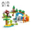 Lego duplo ma ville 10446 familles d’animaux sauvages 3-en-1 - jeux d’éveil avec animaux
