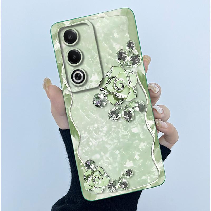 For OPPO A80 5G Case Fashion Simplicity Flower Soft Silicone Back Case For OPPO A80 5G CPH2639 Phone Cover OPPOA80 A 80 Fundas