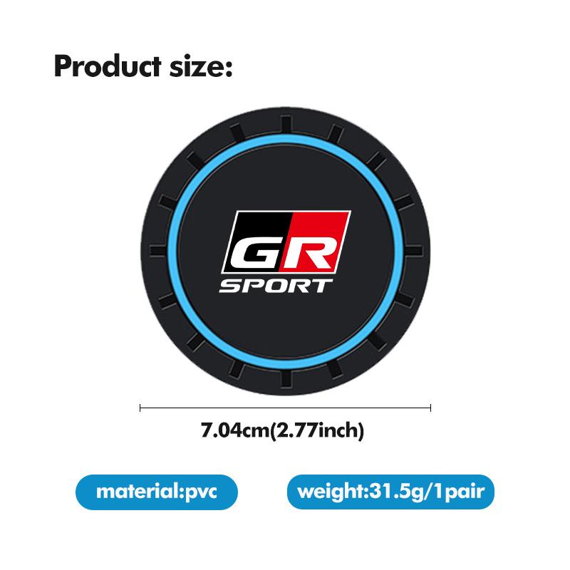 For S2 Car Waterproof Anti Slip Water Cup Mat Auto Interior Accessories chr Corolla Camry rav4 Yaris hilux prius avensis JH2