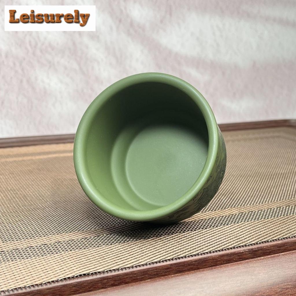 150ml Yixing Zisha Landscape Teacup Aesthetic Tea Bowl Sample Tea Cup Tea-tasting Smelling Cup Chazhan Master Cups Drinkware