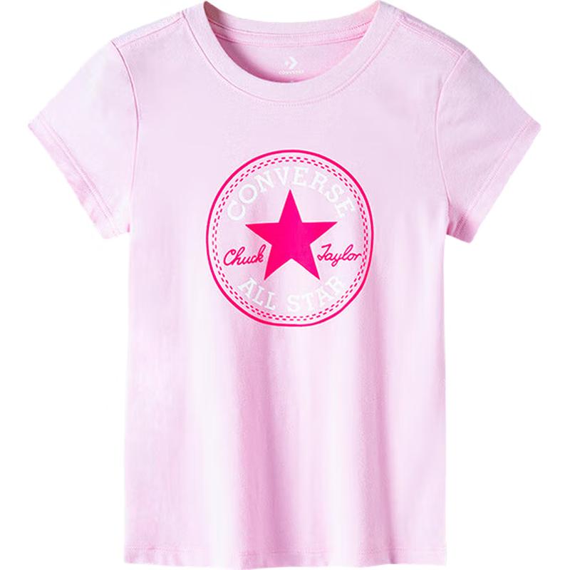 Converse Girls  Short Sleeve Knit T-Shirt L