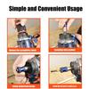 Drill Adapter Steel Hex Shank Non-Slip Converter 6.35mm Driver Socket Adapter For Drill For Home Furniture Construction