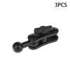 Alloy 17Mm Ball Mount Extension Adapter Rotation Extension Rod For Car Air Vent Dashboard Phone Holder Accessories