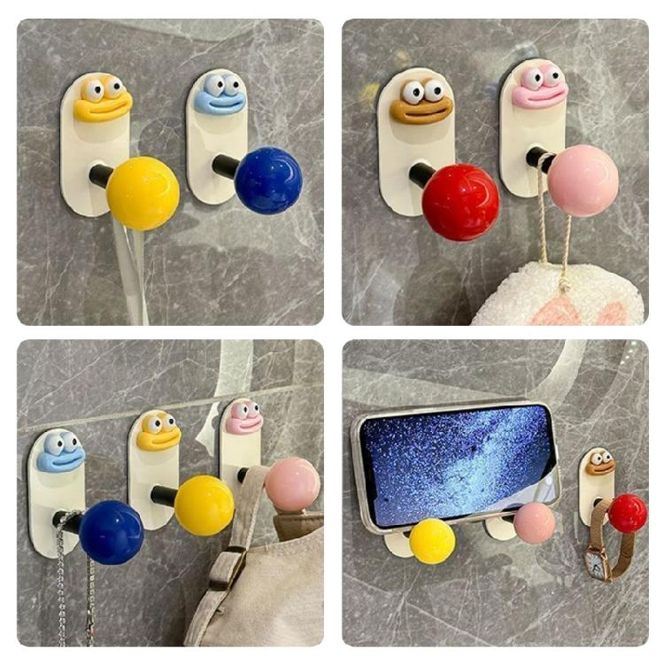 Pack Of 5 Rustproof Strong Adhesive Plastic Towel Hooks Easy Install Bathroom Hanging Hook Wall Mounted Clothes Hangers