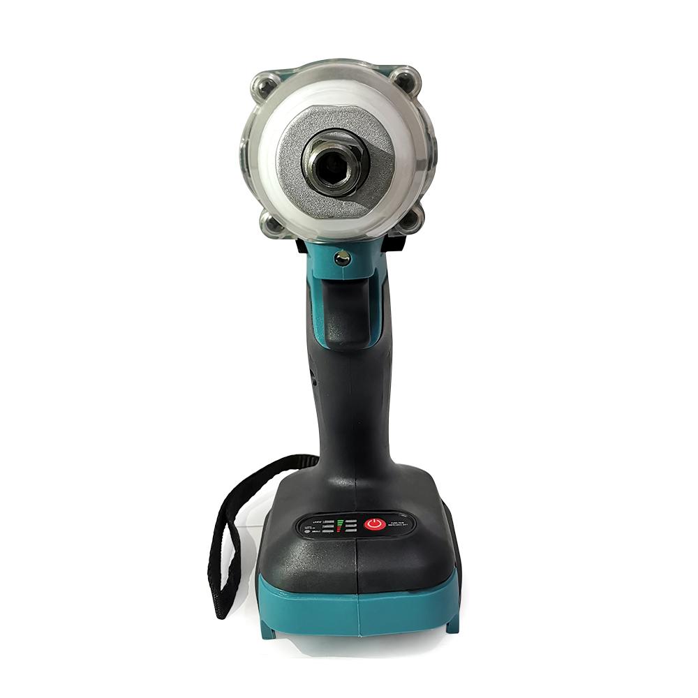 21V Cordless Rechargeable Electric Impact Brushless Wrench 1/2'' Dual Purpose Accumulator Spanner Screwdriver Compatible 18V MKT