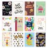 24 Pack Birthday Cards, Envelopes, And Stickers | 4X6 Inch Happy Birthday Cards Bulk For Family, Kids, Friends, Work