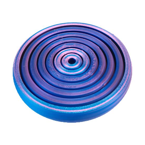 Interstellar Decompression Toy, Gradient Macaron Color Spiral Ring, 3D Printing Vortex Stress Relief Fidget Toy, for Kids Adults Gifts