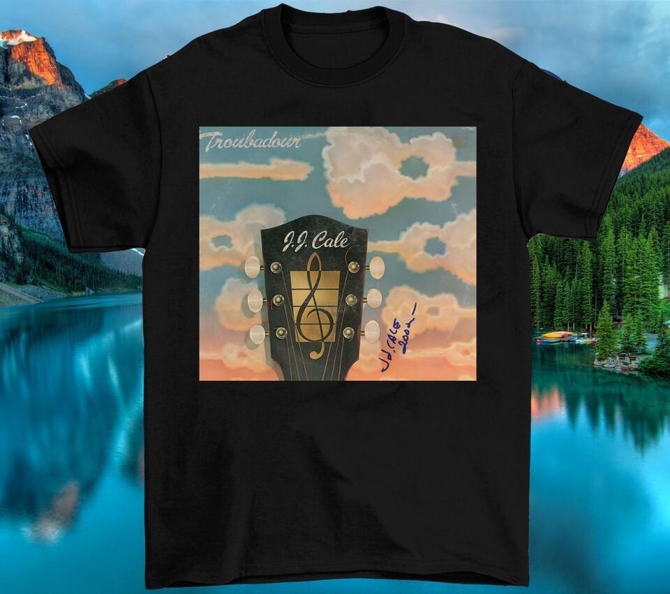 

New Rare JJ Cale Signed Album Cotton Black All Size Unisex Tee Shirt AA1523 Unisex T-Shirt M