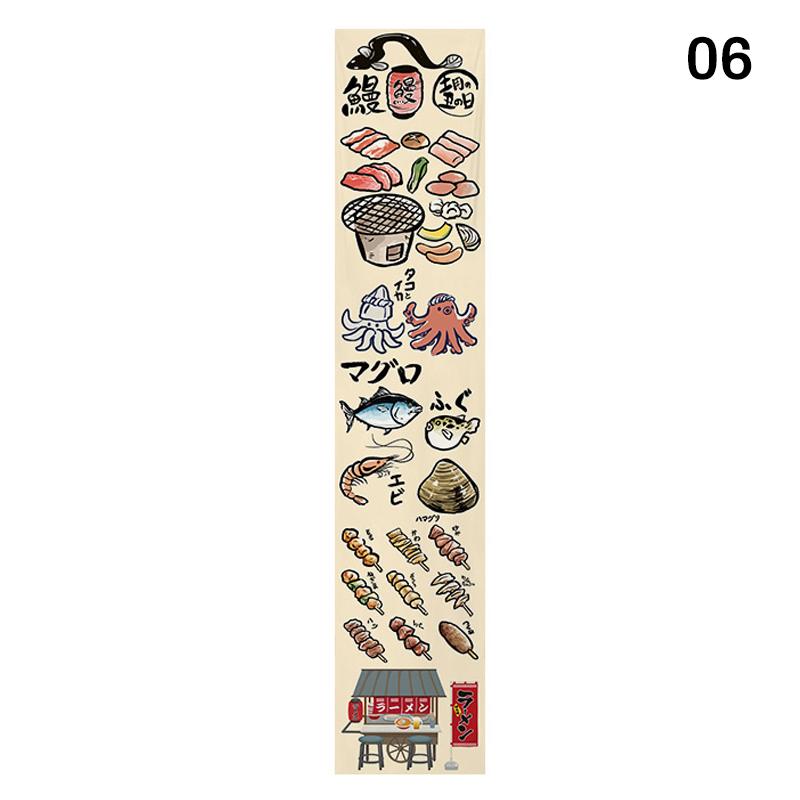 Ceiling Valance Japanese Style Resturant Izakaya Cuisine Sky Canopy Taverns Indoor Decoration Camping Barbecue Atmosphere Decor