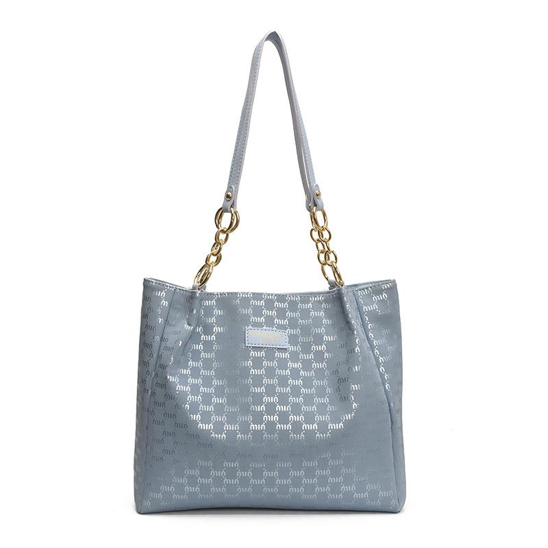 

Женская сумка для поездок на работу, большая сумка-тоут, новая повседневная сумка на плечо, сумка подмышку синий