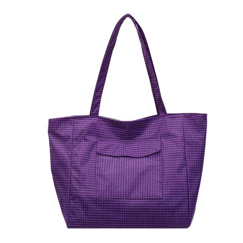 

Сумка-тоут большой вместимости женская сумка портативная сумка через плечо фиолетовый