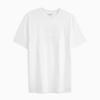 Simple White Summer Series Commuter Solid Color Round Neck Short Sleeve T-Shirt Women T-Shirts Moonlight-White 40WK948
