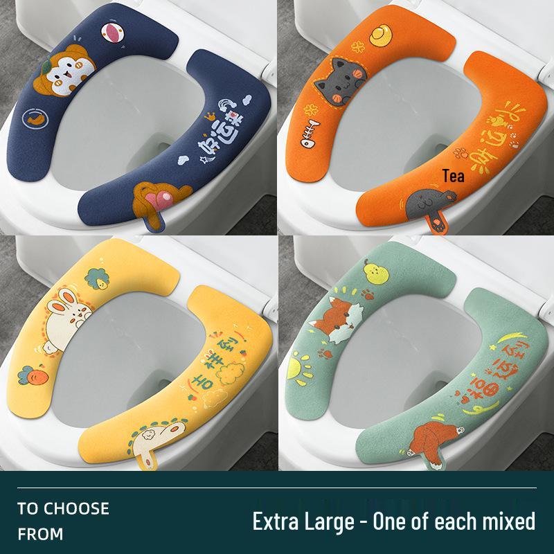 Universal Washable Thickened Toilet Seat Cushion for All Seasons