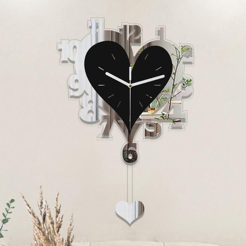 Decorative Wall Clock,Silents Battery Operated Wall Clock Silents None Ticking Wall Clocks Sweeps Movements Easy to Read