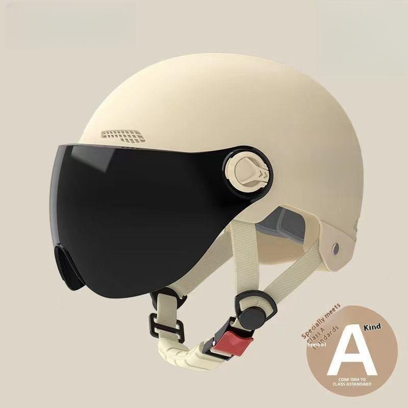 Electric Car Helmet Men and Women Summer Sun Protection Cute Light Drop Adjustable Battery Car Hat