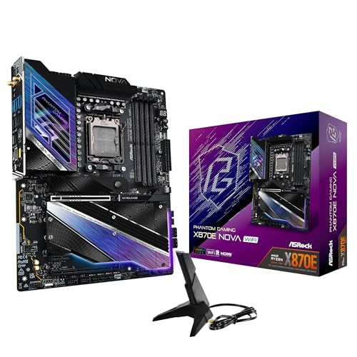 

ASRock Phantom Gaming X870E Nova WiFi Socket AM5 A
