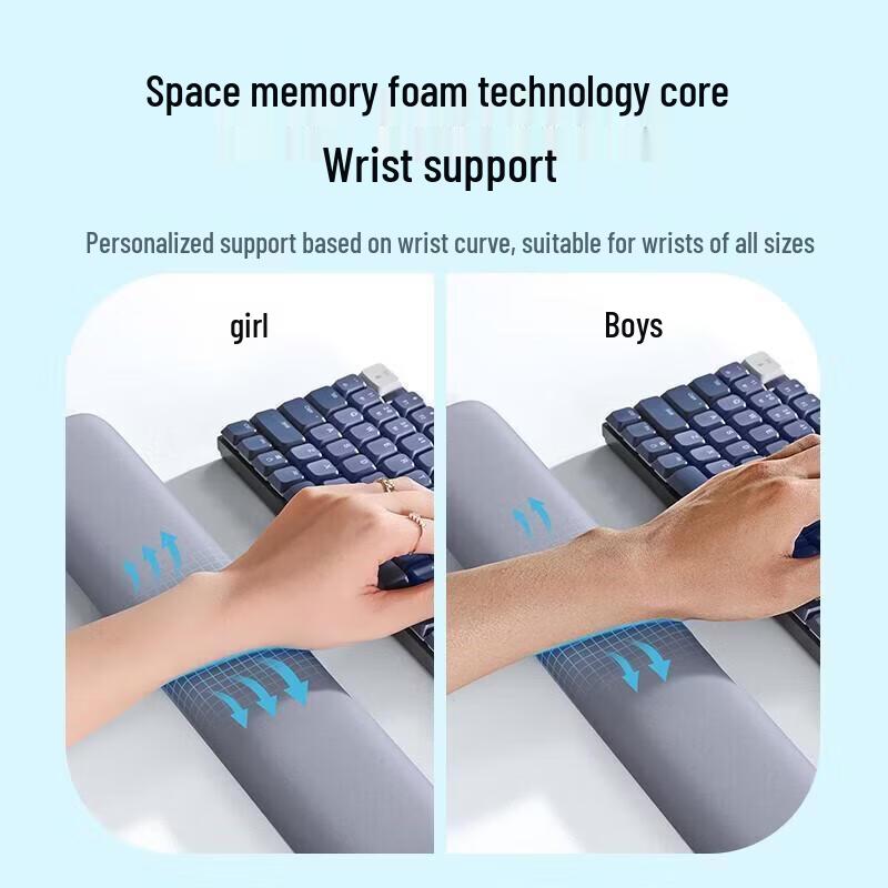 SEE KEAN 87-Key Keyboard Memory Foam Wrist Rest