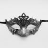 Halloween Horror Ball Party Mask Retro Jazz Flat Head Antique Half Face Bar Cosplay Decoration Props Men and Women Gold Silver