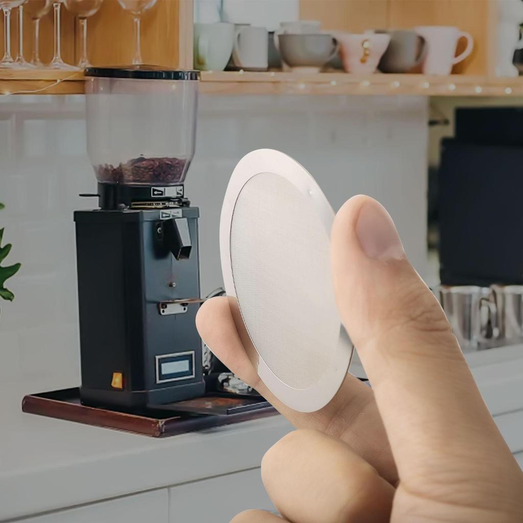 Ultra Fine Coffee Filter Metal Stainless Steel 250 Mesh Disc Tool Replacement