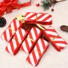 Stripe Red White Ribbon Christmas Decorations Xmas Tree Wrapping Garland DIY Material Gift Wrapping Ribbons Handmade Crafts 5Y
