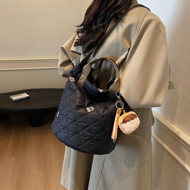 Большая вместительная сумка-тоут для учебы — фото 15