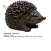 Cute Hedgehog Ornament for Patio Resin Statue Storage Ornament, Waterproof Box Keys Garden, Realistic Animal Figurine Indoor Outdoor Landscape