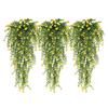 Künstliche Eukalyptusblume, realistisch, für Zuhause, Hochzeit, Garten, Innen- und Außenbereich, Wandbehang, bunte Kunstblumen, herabhängende Ranken, Girlanden-Dekoration