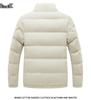 Men's Trendy Stand Collar Cotton Jacket - Thick, Warm Casual Outerwear for Winter