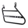 Motorcycle Side Mount Saddlebag Support Bracket 12mm Iron Matte Black Stylish Look Storage Bag Frame Bracket Holder