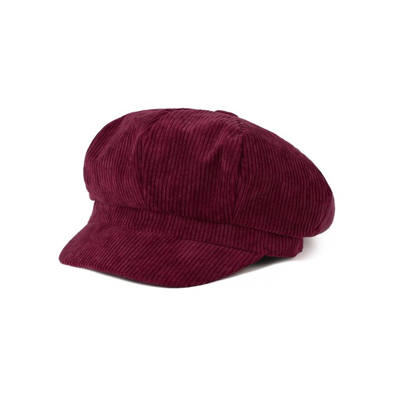 Newsboy Brand Latest Fresh Corduroy Neutral Gender Women  Men For Hat Vintage Coffee Caps British Painters Hats Spring And Autumn Berets Hip Hop