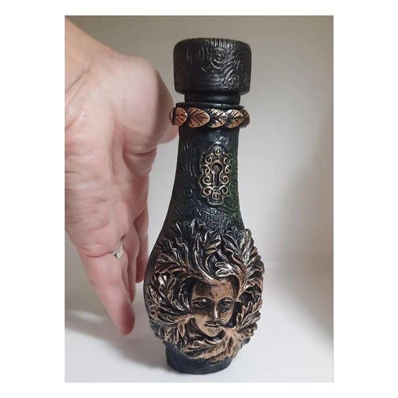 M-Modern-Retro Decorative Bottles, Retro Decorative Ornaments, Celestial Decor Moon,Apothecary Jar Potion Bottle