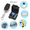 Universal Wireless Remote Control Switch DC12V 4CH Relay Receiver Module and 4-Channel RF 433 Mhz Transmitter
