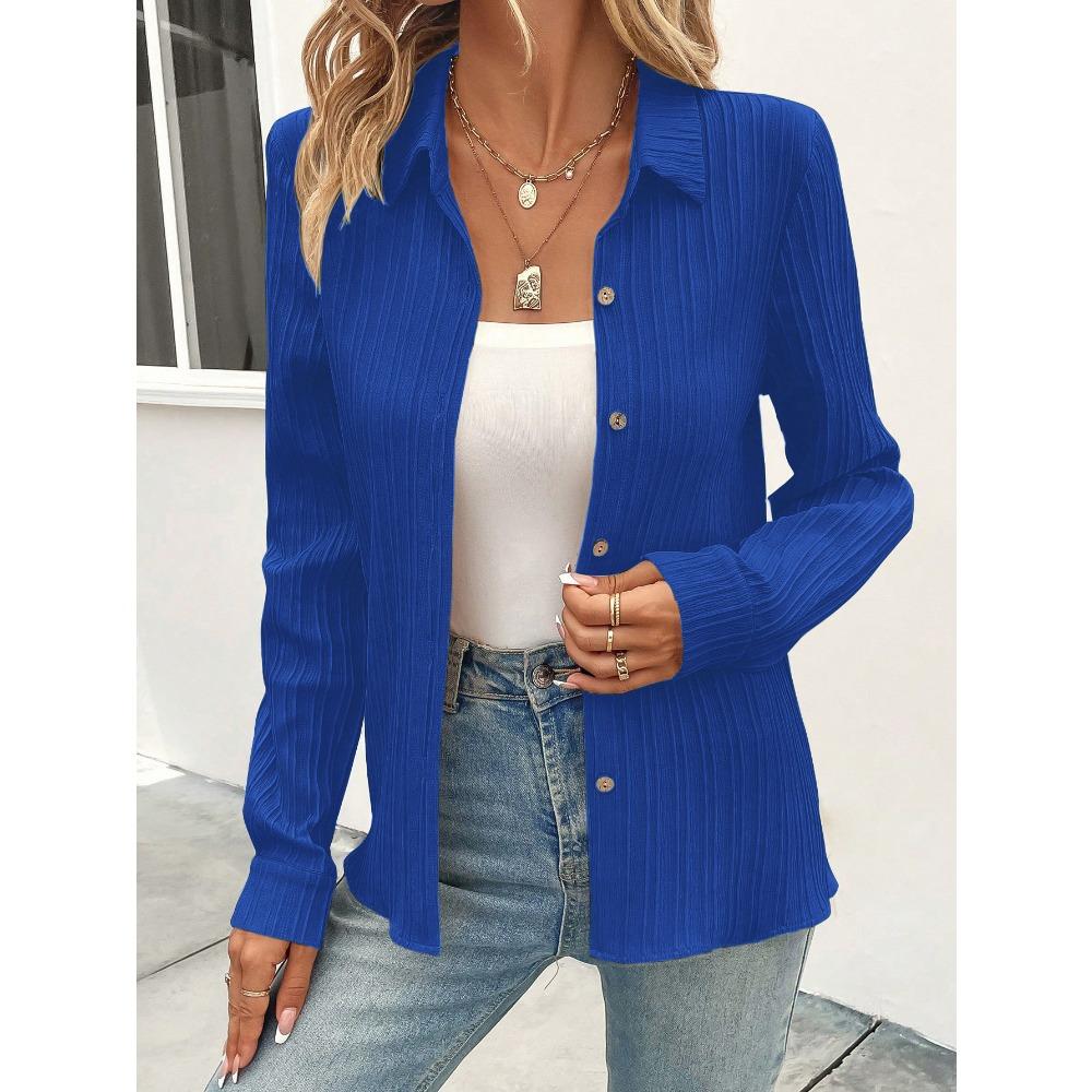 

A Versatile Business Casual Elegant Wide-sleeved Loose Shirt for Women s Wear M