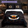 Valencia FC Themed Bedding 3Pcs Duvet Cover Set Decorative Bed Linen For Teen Room Home Decoration