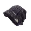 Warm Slouchy Beanie Thick Knit Pullover Hat Visor Bonnet Hat Winter Warm Cap  Ladies