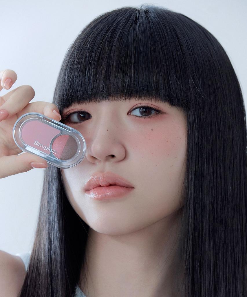 [NEW][2pack] Glim On Eyes Dual Shadow Brush 1P