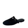 2025 New Autumn Baotou Half-drag Flat Women's Slippers