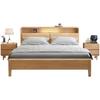 Nordic Solid Wood Bed with Soft or Hard Headboard - Available in 1.5m Single or 1.8m Double.