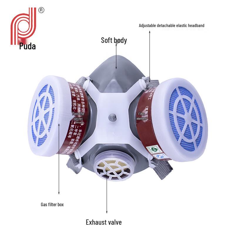 Puda 402 Reusable Half-Mask Respirator